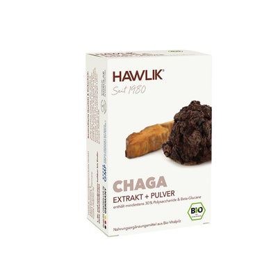 Chaga Extrakt + Pulver Bio Kapseln Chaga Extrakt + Pulver Bio Kapseln