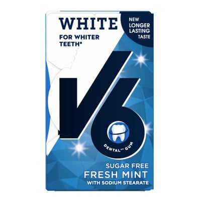 White chewing gum Freshmint