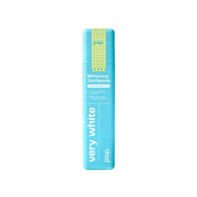 toothpaste very white