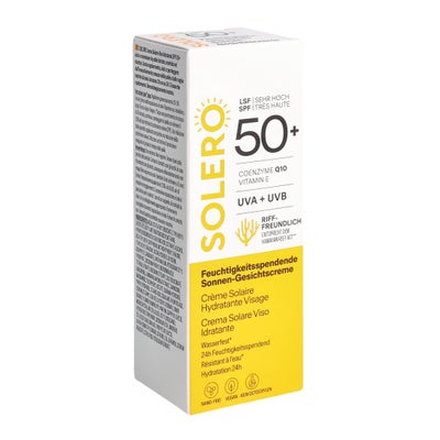 crème solaire visage hydratante SPF50+