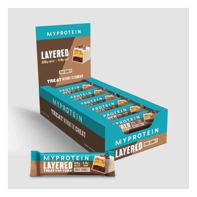 Retail Layered Bar - Cookie Crumble 12 x 60 gr