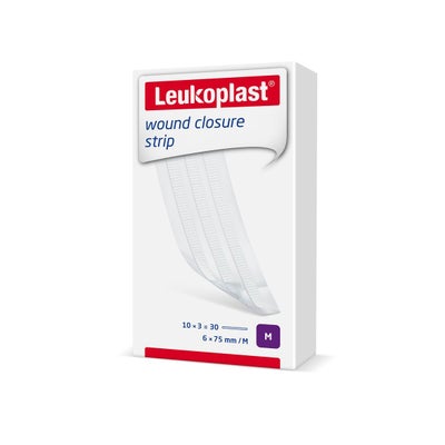 wound closure strip 6 x 75 mm blanc 10 x 3 pce