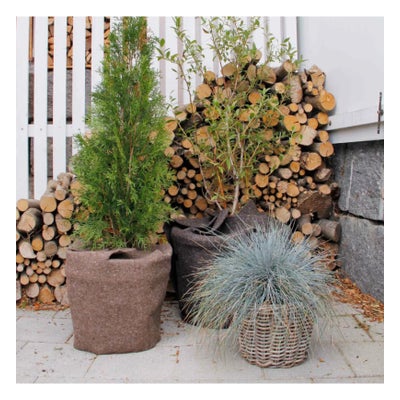 Winterschutzfilz gross, für Gefässe mit 30–40 cm Durchmesser Winterschutzfilz gross, für Gefässe mit 30–40 cm Durchmesser