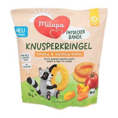 Bio Knusperkringel Tomate & Karotte Kürbis 10 Monate