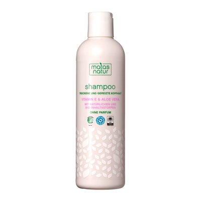 Natur Shampooing pour cuir chevelu sec et irrité à l'aloe vera bio et à la vitamine E