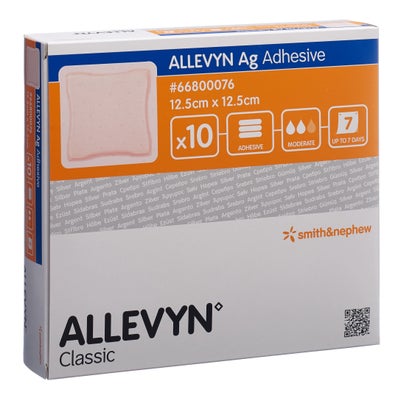 Ag Adhesive - pansement hydrocellulaire 12.5 x 12.5 cm Ag Adhesive - pansement hydrocellulaire 12.5 x 12.5 cm