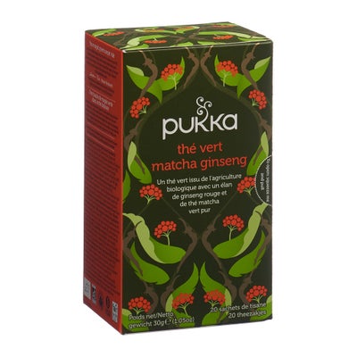 Thé Vert Matcha Ginseng Thé bio