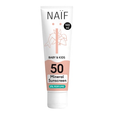 Baby & Kids Mineral crème solaire sans parfume SPF50