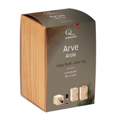 AROLE cube aromatique avec huile essentielle d'arole BIO 10ml AROLE cube aromatique avec huile essentielle d'arole BIO 10ml