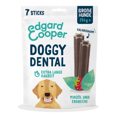 Doggy Dental Erdbeere & Minze, Länge 13cm