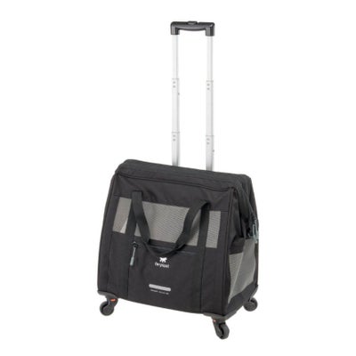 Voyager 450, Transporttrolley für Hunde und Katzen 26x48x50cm, schwarz