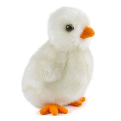 Flauschiges Küken, weiss, 12 cm