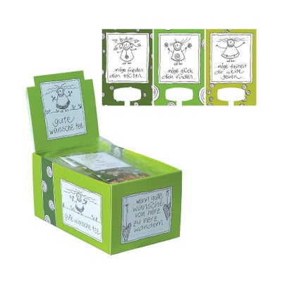 Teebeutel gute Wünsche Tee Teebeutel gute Wünsche Tee