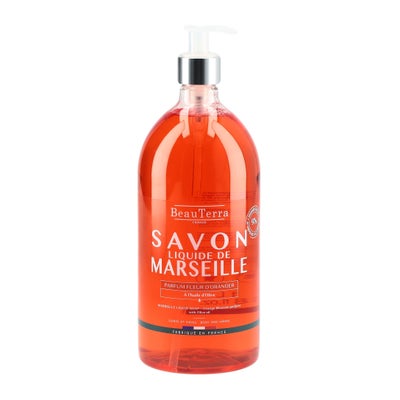 savon de Marseille liquide fleur d'oranger