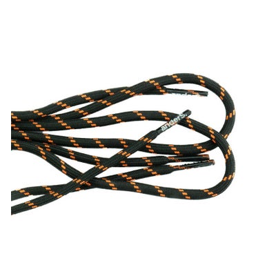 Schnürsenkel Schwarz/Orange 155 cm, 1 Paar