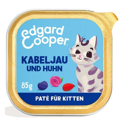 Paté Kitten, MSC-Kabeljau & Huhn mit Blaubeeren 16 x 85 g Paté Kitten, MSC-Kabeljau & Huhn mit Blaubeeren 16 x 85 g
