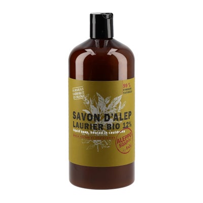 savon d'alep liquide 12 % laurier