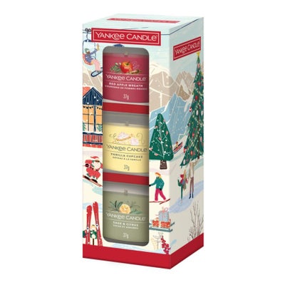 Après Ski, 3 Filled Votivekerzen, Geschenkset (3-teilig)