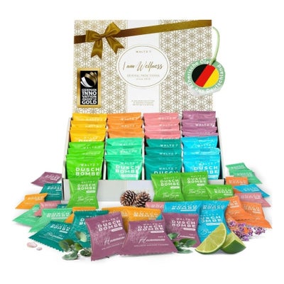 Geschenkset XXL mit 32 Duschbomben