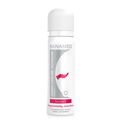 Granat Hand-Creme-Schaum