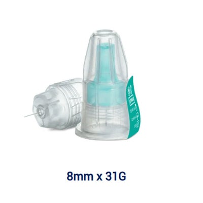 comfort aiguilles pour stylo 31G 8mm comfort aiguilles pour stylo 31G 8mm