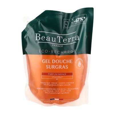 gel douche surgras monoi
