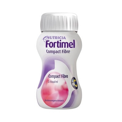 Compact Fibre fraise 4 x 125 ml