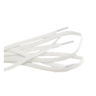 Schnürsenkel Weiss Flach 175 cm, 1 Paar