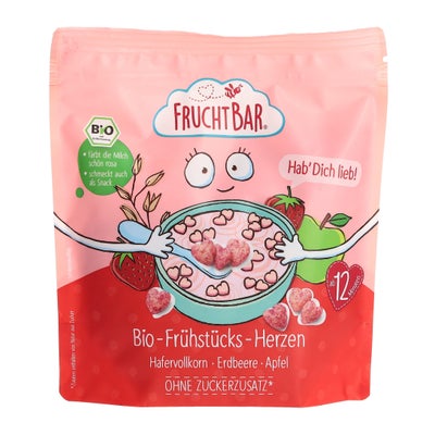 coeurs pour le petit-déjeuner bio je t'aime avoine complète fraise raisin pomme coeurs pour le petit-déjeuner bio je t'aime avoine complète fraise raisin pomme