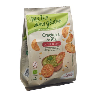 Crackers de riz au piment doux Crackers de riz au piment doux