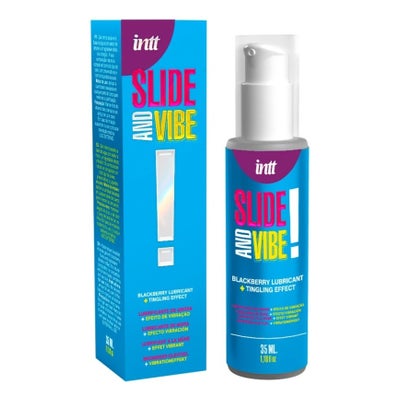 Slide and Vibe ! gel intime comestible