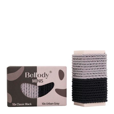 Minis élastiques pour cheveux Black/Gray