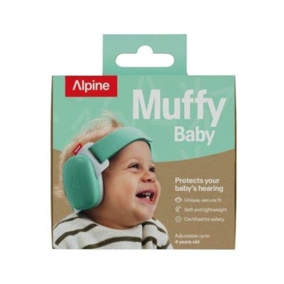 casque auditif MUFFY Baby 2.0 vert sauge