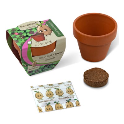 Terrakottatopf-Set Glücksklee (3-teilig) Terrakottatopf-Set Glücksklee (3-teilig)