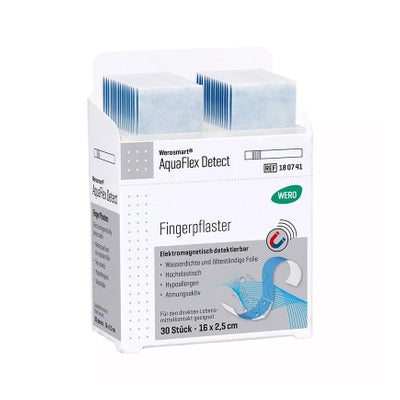 Pansement de doigts AquaFlex Detect, 16 x 2.5 cm
