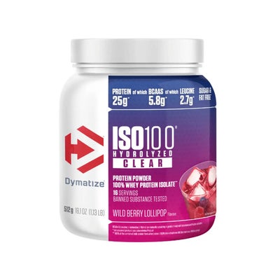 ISO100 Clear Whey, Wild Berry Lollipop