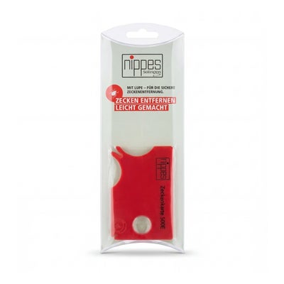 Carte à tiques plastique avec loupe