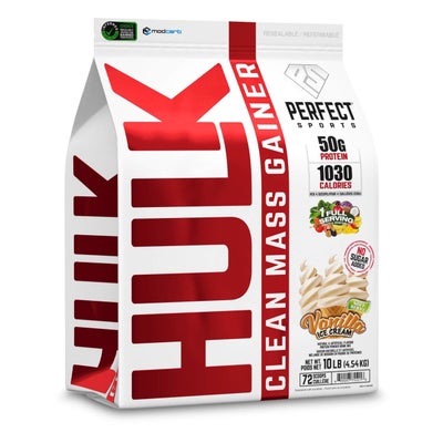 Hulk Clean Mass Gainer, Vanilla Ice Cream