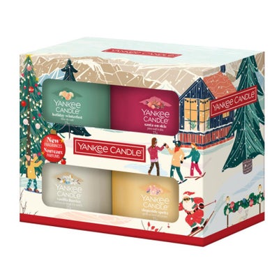 Après Ski, 4 Filled Votivkerzen, Geschenkset (4-teilig)