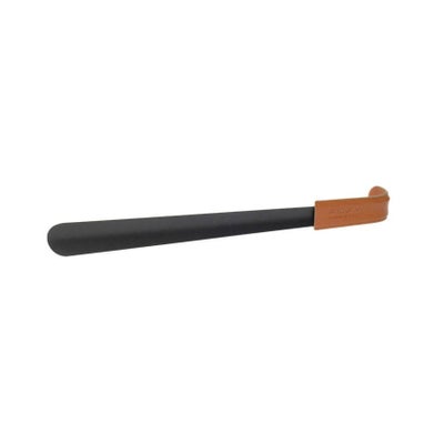 Metall Schuhlöffel schwarz matt 42 cm