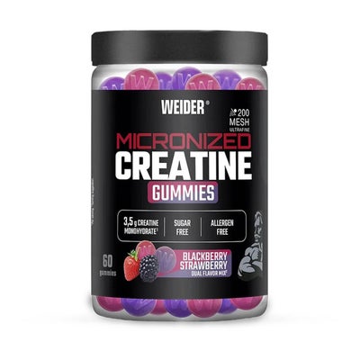 Micronized Creatine Gummies, Blackberry & Strawberry Micronized Creatine Gummies, Blackberry & Strawberry