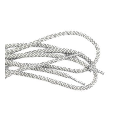 Schnürsenkel Grau/Weiss 120 cm, 1 Paar