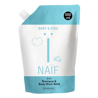 Baby & Kids 2in1 Shampoo & Body Wash sans parfum refill