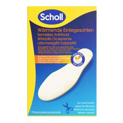 Warm Feet semelles au format pliable 1 paire