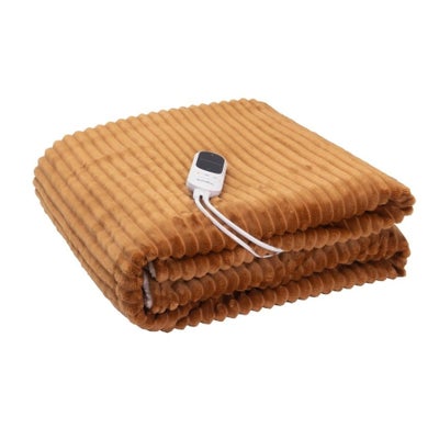 Koomy caramel couverture chauffante, 180x130 cm