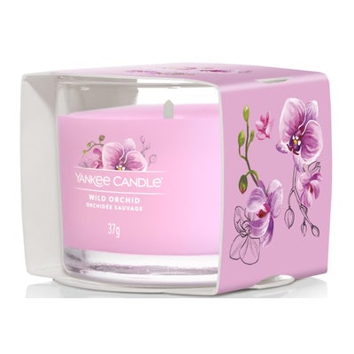 Bougie votive fourrée à lorchidée sauvage Bougie votive fourrée à lorchidée sauvage