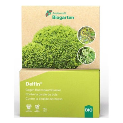 Delfin gegen Buchsbaumzünsler 4 x 4.5 g Delfin gegen Buchsbaumzünsler 4 x 4.5 g